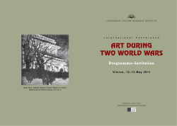 Art during two world wArs