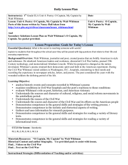 Daily Lesson Plan Lesson Preparation: Goals for Today`s