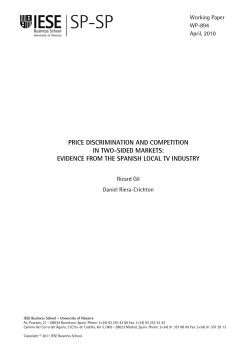 price discrimination and competition in two