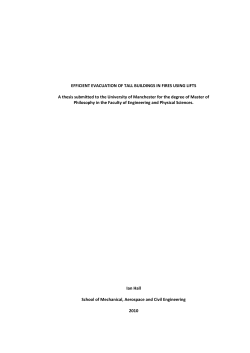 EFFICIENT EVACUATION OF TALL BUILDINGS IN FIRES USING