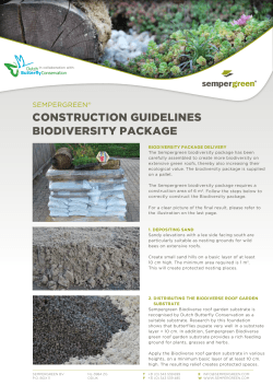 Installation manual of the Biodiversity Package