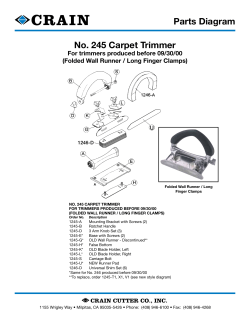 245 - Deluxe Carpet Trimmer