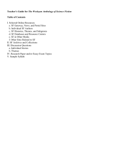 Teacher`s Guide for The Wesleyan Anthology of Science Fiction