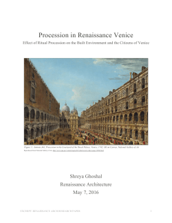 Procession in Renaissance Venice
