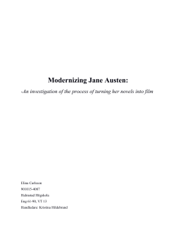 Modernizing Jane Austen