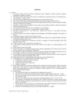 Parrhesia - Wenstrom Bible Ministries