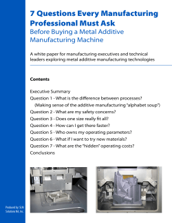 7 Questions Every Manufacturing Professional Must Ask