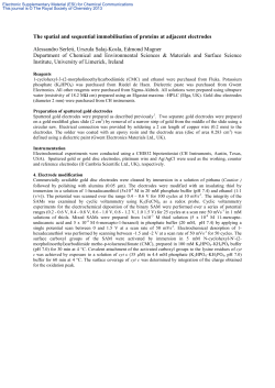 The spatial and sequential immobilisation of proteins at adjacent