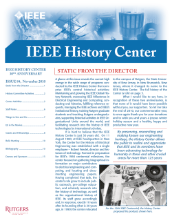 IEEE History Center newsletter 84:Layout 1