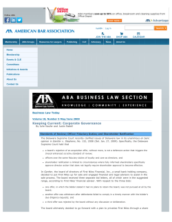 Standards of Review - American Bar Association