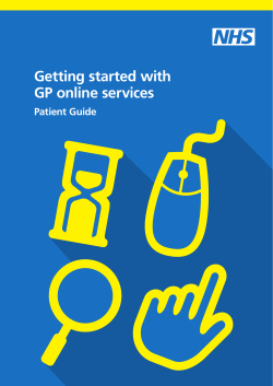 Getting started with GP online services
