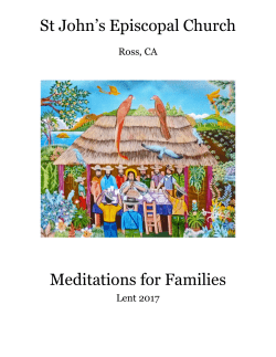 St John`s Episcopal Church Meditations for Families