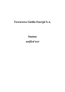 statute of a joint-stock company