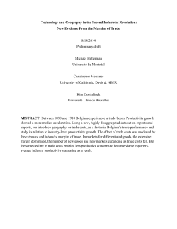 Technology and Geography in the Second Industrial Revolution