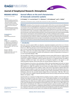 Aerosol Effects on the Anvil Characteristics of Mesoscale Convective