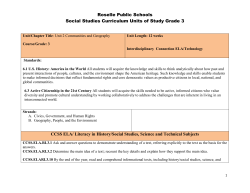 Unit Plan Template - Roselle Public Schools