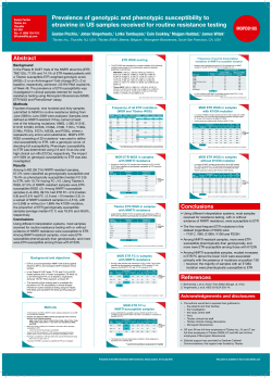 Prevalence of genotypic and phenotypic susceptibility to etravirine in