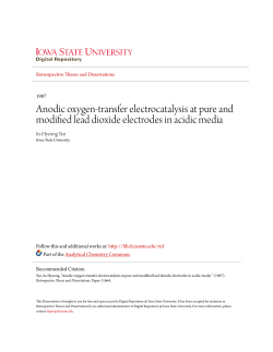 Anodic oxygen-transfer electrocatalysis at pure and modified lead