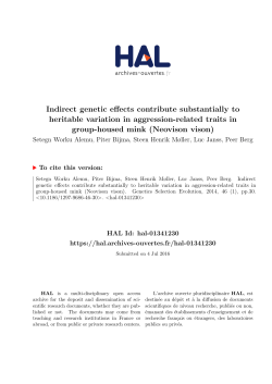 Indirect genetic effects contribute substantially to heritable variation
