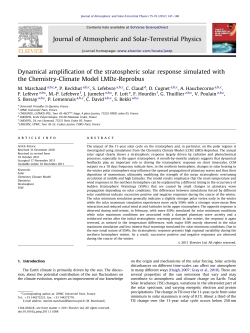 Dynamical amplification of the stratospheric solar response