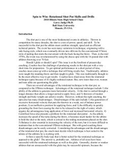 Spin to Win: Rotational Shot Put