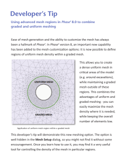 Advanced Mesh Regions