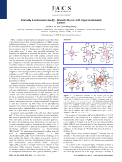 Intensely Luminescent Gold(I)&minus;Silver(I) Cluster with