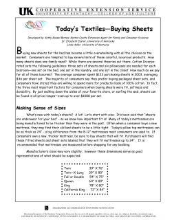 Buying Sheets - Kenton County Extension
