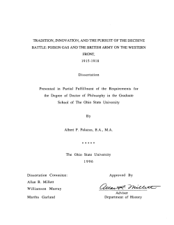 TRADITION, INNOVATION, AND THE PURSUIT OF THE DECISIVE