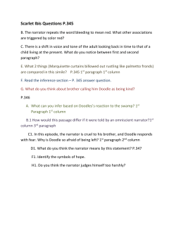 Scarlet Ibis Questions first two pages 4-2-15