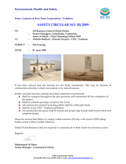 Circular 05-09 Site Fencing