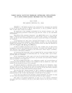 three equal altitude problem, astrolabe, application of a