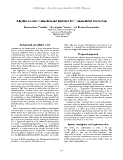 Adaptive Gesture Extraction and Imitation for Human