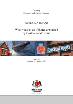 Notice 12A (MAN) What you can do if things are seized by Customs