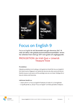 Focus on English 9