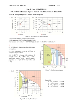 ENGINEERING TRIPOS SECOND YEAR Part IB Paper 3