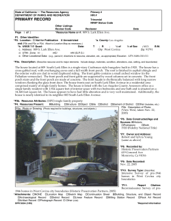 primary record - City of West Covina