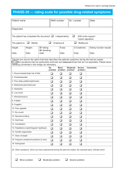 PHASE-20 &mdash; rating scale for possible drug