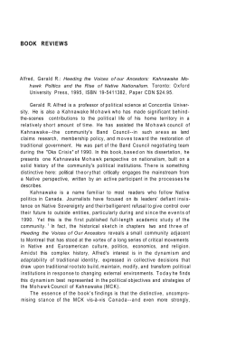 claiming and - Brandon University