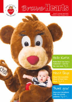 Issue 9 - Children`s Heart Surgery Fund