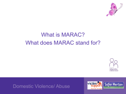 MARAC Workshop