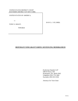 tone_grants_sentencing_memorandum