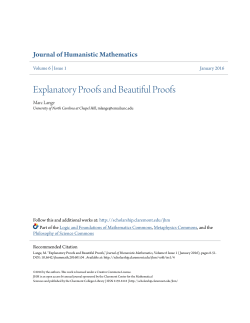 Explanatory Proofs and Beautiful Proofs