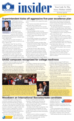 Superintendent kicks off aggressive five