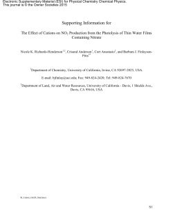 Supporting Information for - Royal Society of Chemistry