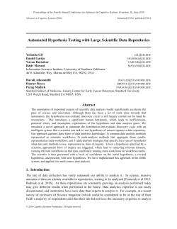 Automated Hypothesis Testing with Large Scientific Data Repositories