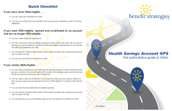 Health Savings Account GPS