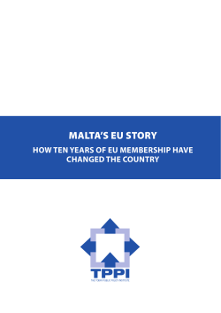 Malta`s EU story - European Parliament