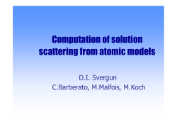 Computation of solution scattering from atomic models