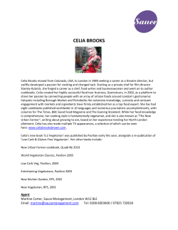 celia brooks - Sauce Communications